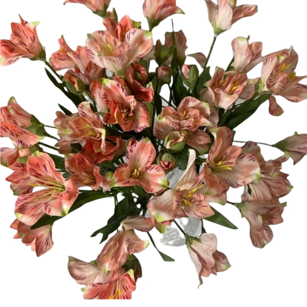 Lovely Lily Silk Flowers Bundle 9 Pc Set Decorating Crafts DIY Floral Lot